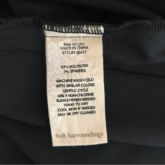 Soft Surroundings Go Lively Slit Hem Cropped Wide Leg High Waist Athletic Pants - Picture 12 of 12